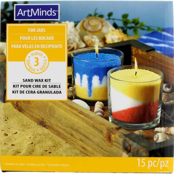 ArtMinds: Sand Wax Candle Kit by Make Market®--Makes 3 candles - Picture 4 of 5